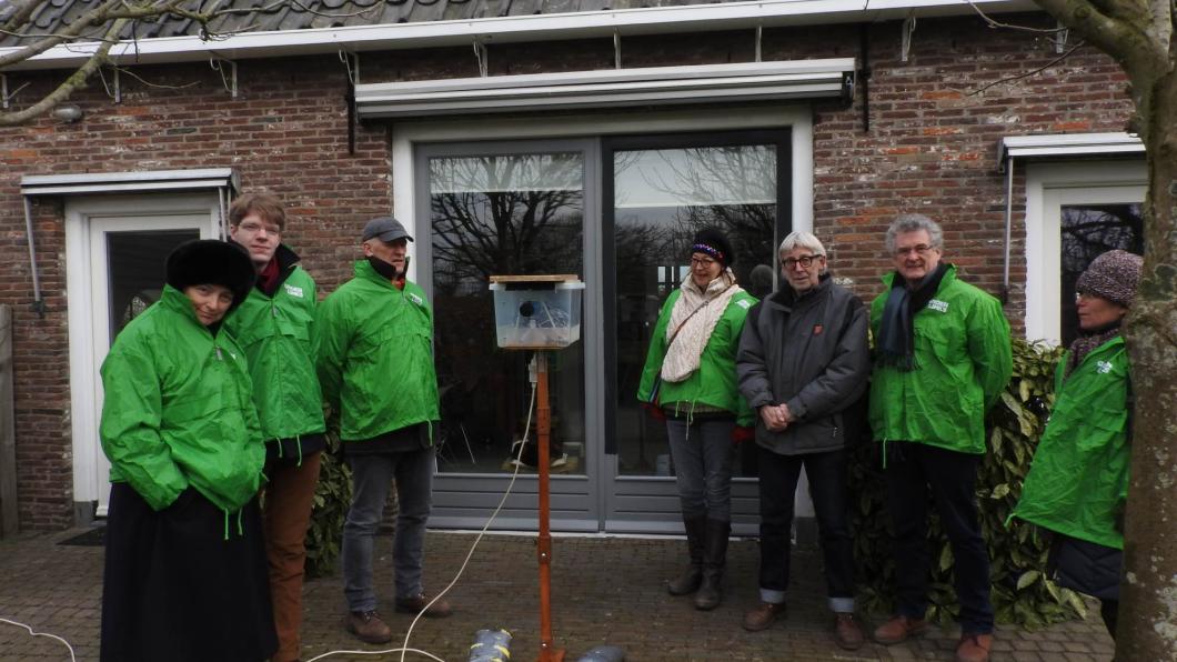 GroenLinks op bezoek bij Michiel Koekkoek