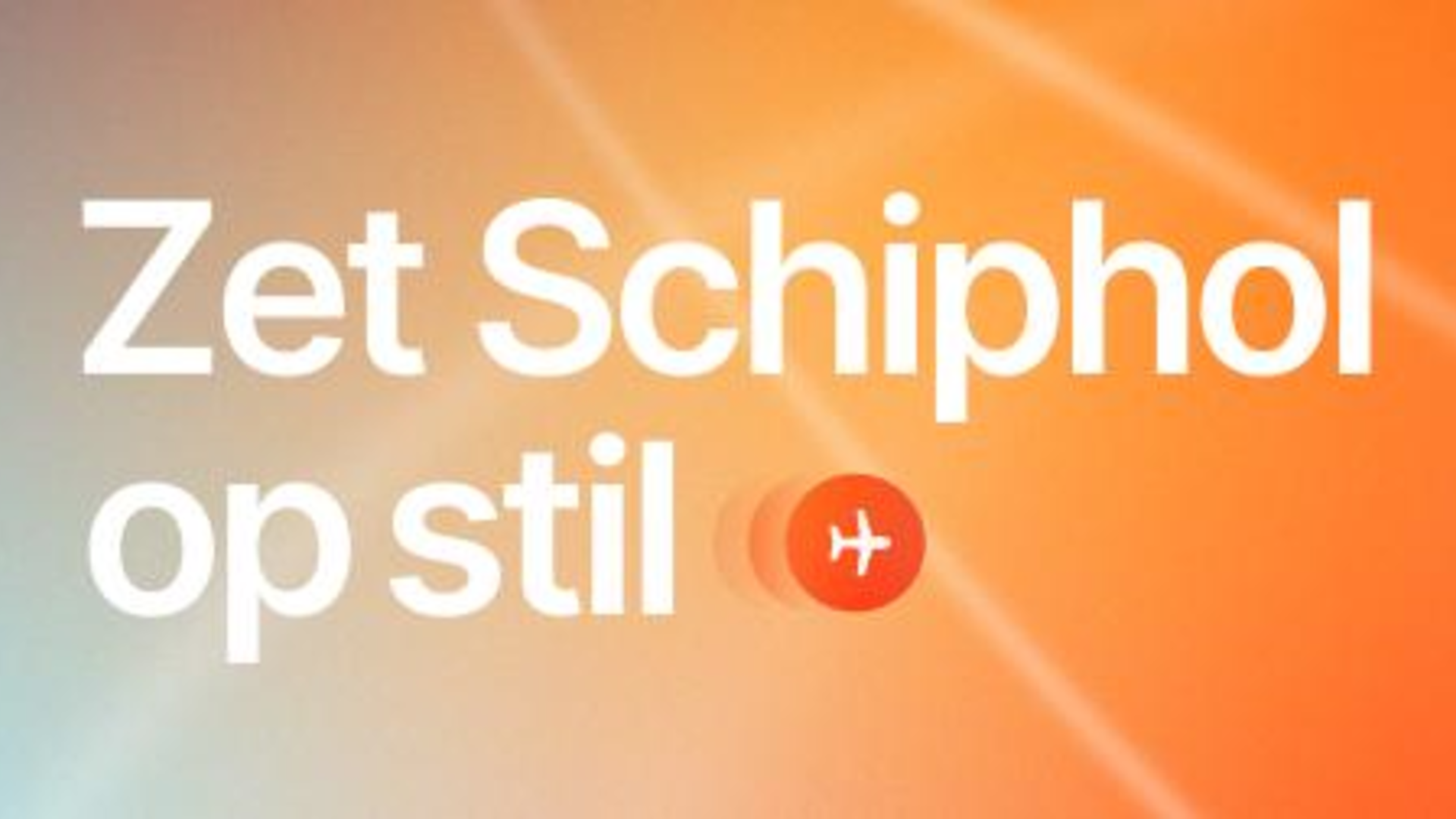 Zet schiphol op stil